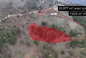 Nilüfer Dağyenice Satılık 7.625 M2 Yatırımlık Tarla