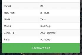 YAMAN KÖY'DE 2100m² MEŞELİK TARLA!